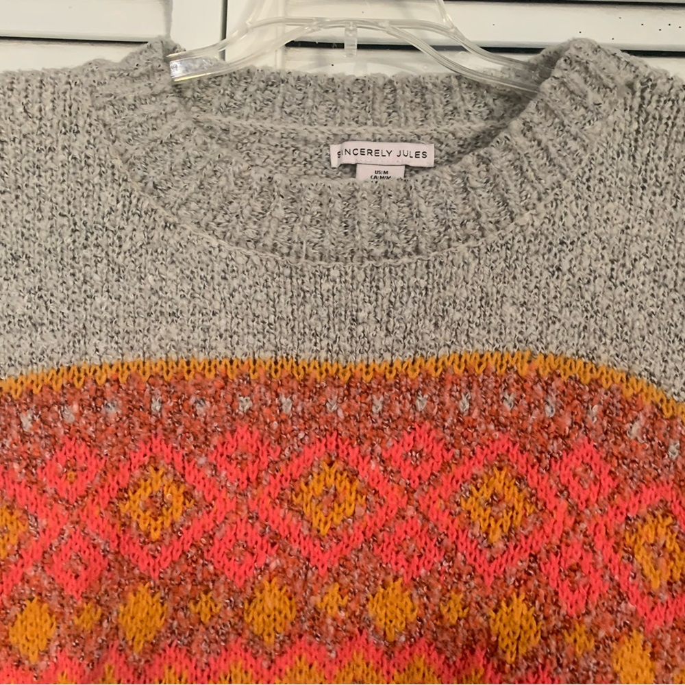 Sincerely Jules Vibrant Knit Sweater - Picture 3 of 7